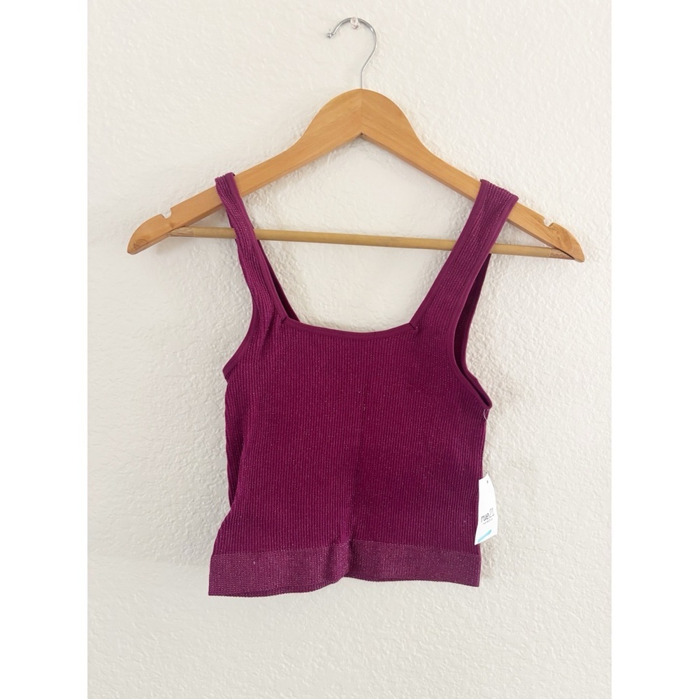 Rue21‎ Ribbed Stretch Sparkle Tank Top